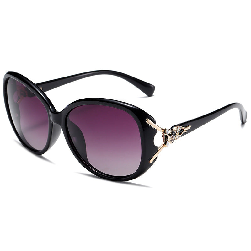 Diamond Metal Hinge Fox Head Women's Fashion Sunglasses